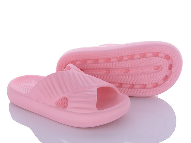 Жіночі шльопанці пінка foam рожеві Київ - фото 6