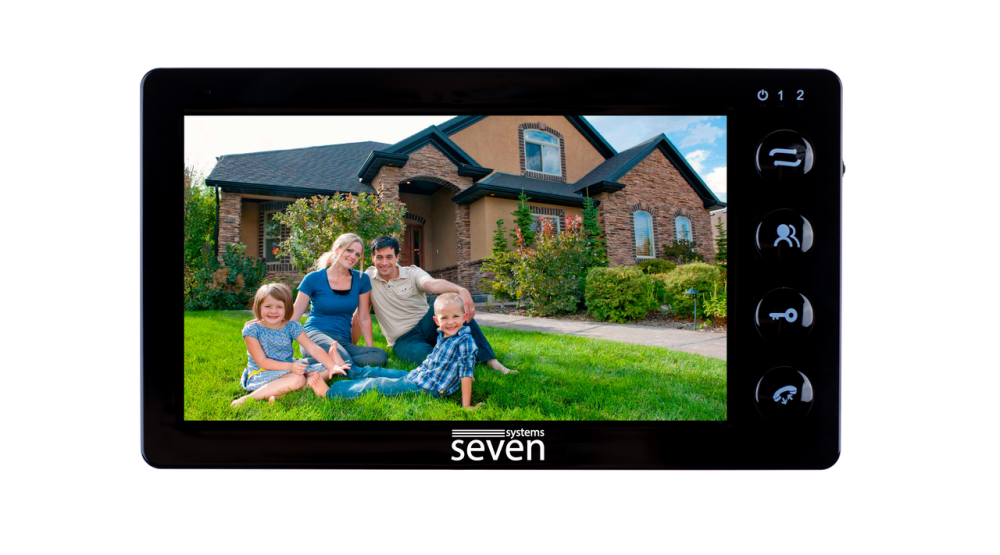 Комплект домофона SEVEN DP-7574 KIT Black Київ - фото 5