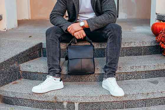 Шкіряний месенджер чоловічий Tiding Bag 75-5271 Київ