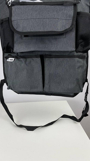 Органайзер для автомобільного сидіння Deluxe FreeON, black Київ - фото 3