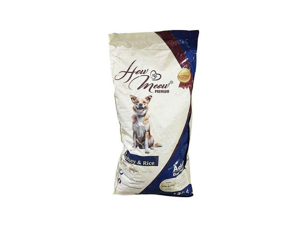 Сухий корм для собак 15кг Dog Adult з індичкою та рисом ТМ How Meow Київ - фото 1