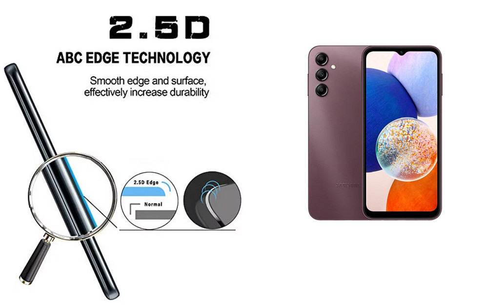 Захисне скло ArmorGlass для Samsung Galaxy A15 5G, Galaxy A16 5G – стійке до подряпин та ударів Київ - фото 2