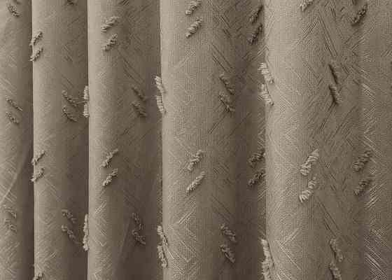 Шторная ткань Лен Букле цвет капучино 1886ш Киев