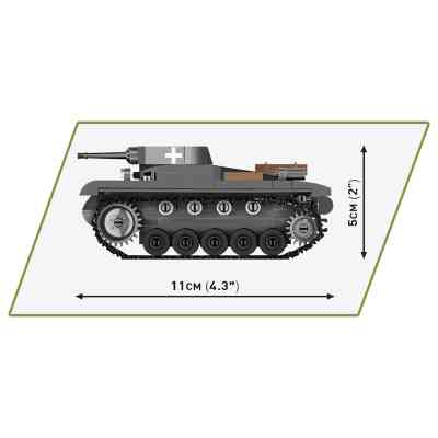 Конструктор Cobi Друга Світова Війна Танк Panzer II, 250 деталей (COBI-2718) Вінниця