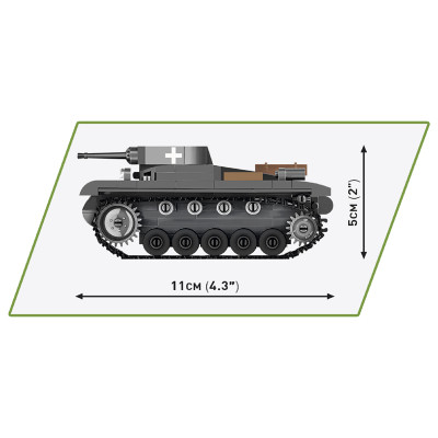 Конструктор Cobi Друга Світова Війна Танк Panzer II, 250 деталей (COBI-2718) Вінниця - фото 4
