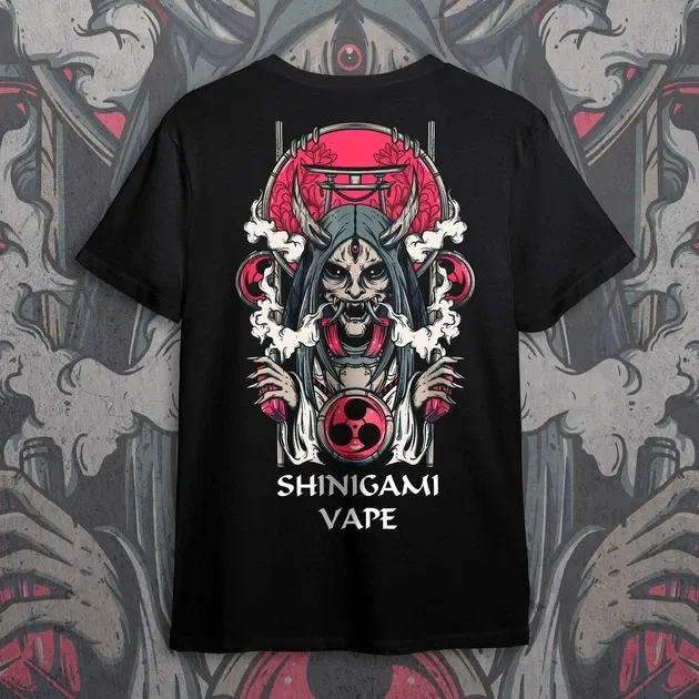 Футболка для подростка мальчика с принтом 140hinigami Vape Размер 160 Anime10757 Днепр - изображение 1