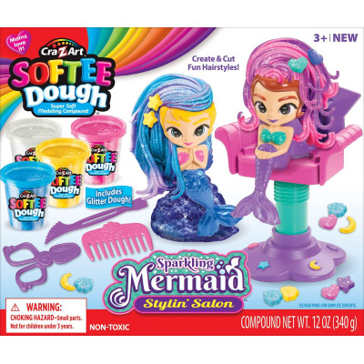 Набор для творчества Cra-Z-Art Салон краси Блискуча русалка, тісто для ліплення, набір 12 од (66606CRA) Винница - изображение 7