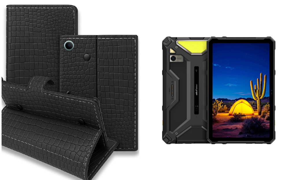 Книжка-трансформер для планшета Ulefone Armor Pad 4 Ultra, колір Black Krokodil Black Київ - фото 1