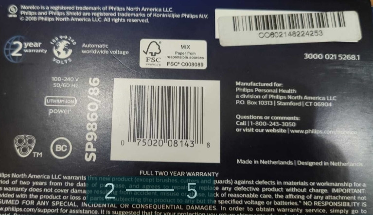 Электробритва Philips Series 9000 Prestige SP9860/86 Киев - изображение 4