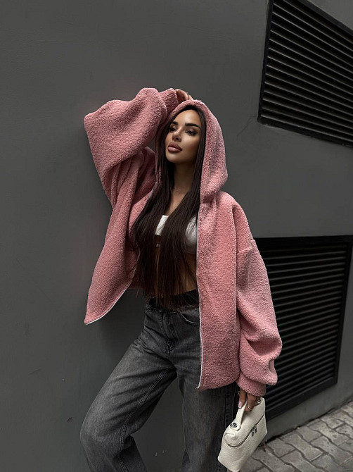 Женский повседневный теплый меховой худой мех тедды Одесса - изображение 9