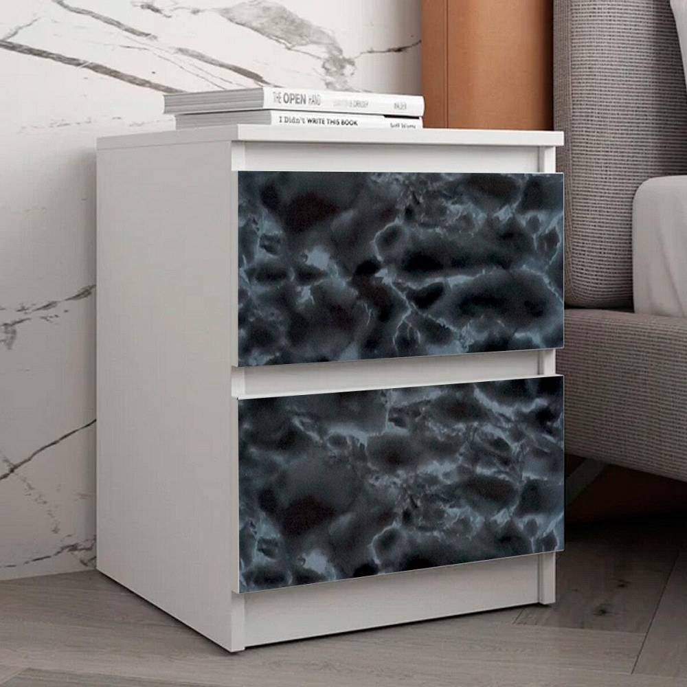 Самоклеющаяся пленка 0,45х10м х 0,07мм Черный мрамор SW-00000820 Киев - изображение 5