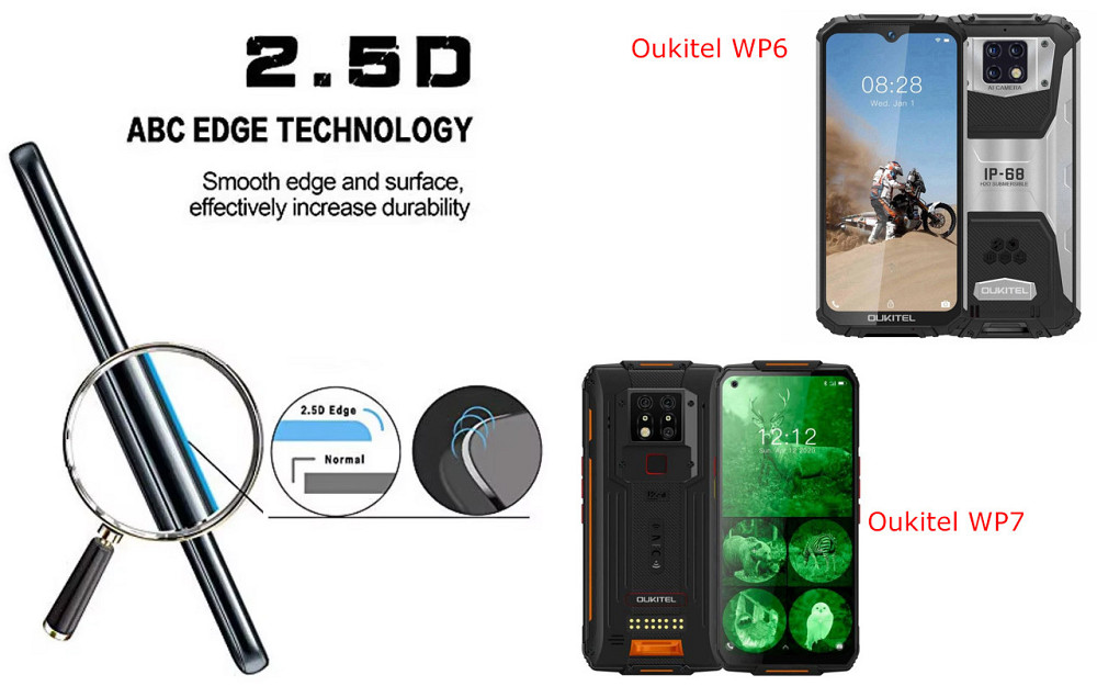 Защитное стекло ArmorGlass для Oukitel WP6, Oukitel WP7 – устойчивое к царапинам и ударам Киев - изображение 2
