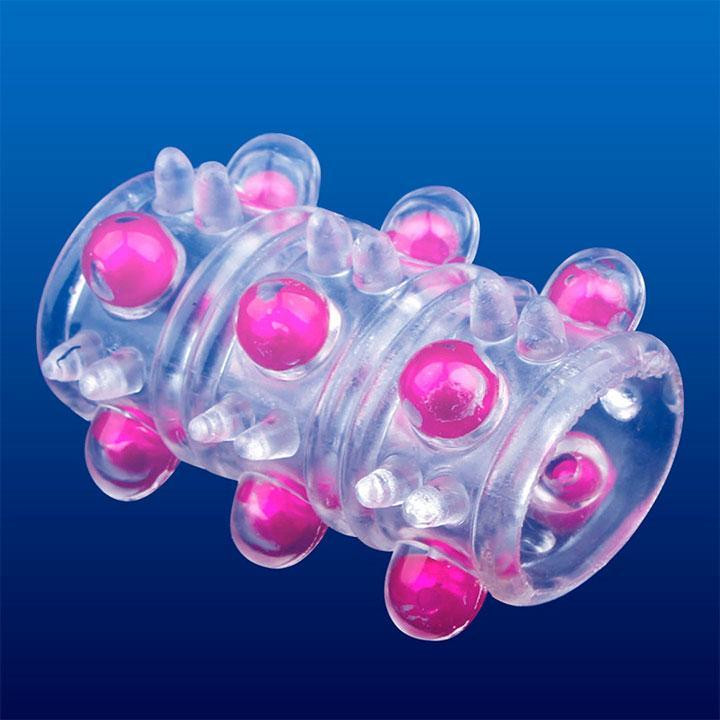 Еластична рельєфна насадка на член - 5,5*4,2 см Вінниця - фото 2