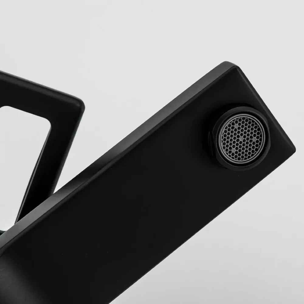 Смеситель для умывальника GAPPO G1017-6 черный Киев - изображение 4