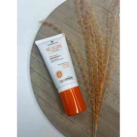 Тональний сонцезахисний гель-крем для нормальної та сухої шкіри (тон темний) HELIOCARE Color Gelcream SPF 50 CANTABRIA, 50 мл Дніпро