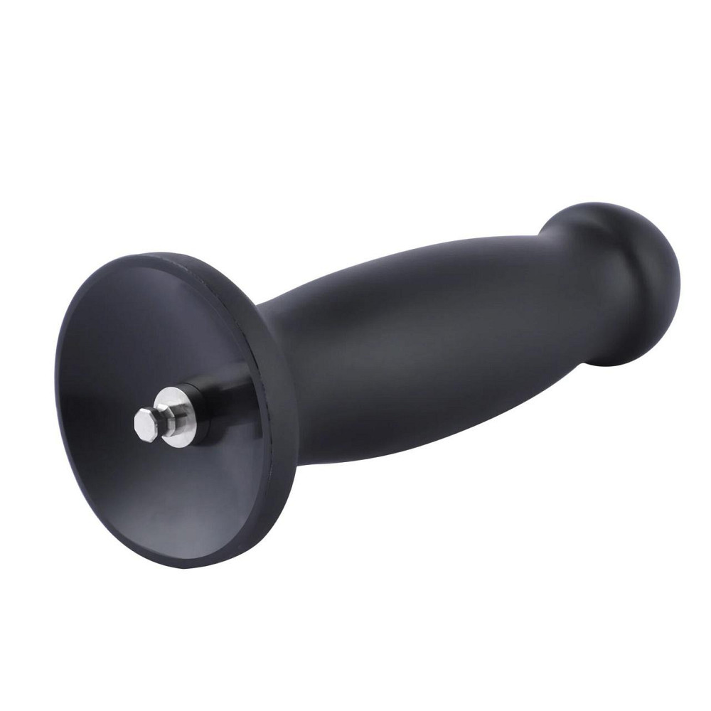 Силіконовий фалоімітатор для секс-машин Hismith 7.2" Black Silicone Anal Dildo, система KlicLok Sex Aura Київ - фото 8