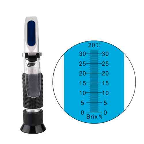 Рефрактометр портативний ручний для цукру, соку, вина, тестер цукристості Brix 0-32 % з ATC RZ113 Київ