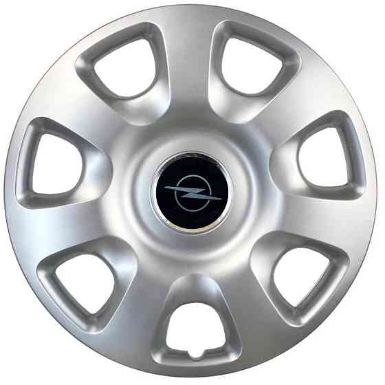Автомобільні модельні ковпаки R15 Opel NEW 336 4шт, SJS, сріблясті Київ