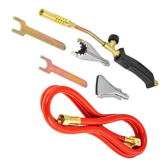 MASTERTOOL Пальник ручний газоповітряний MASTERTOOL з насадками Ø 17/22/40 мм 400 мм 157 г/год Київ