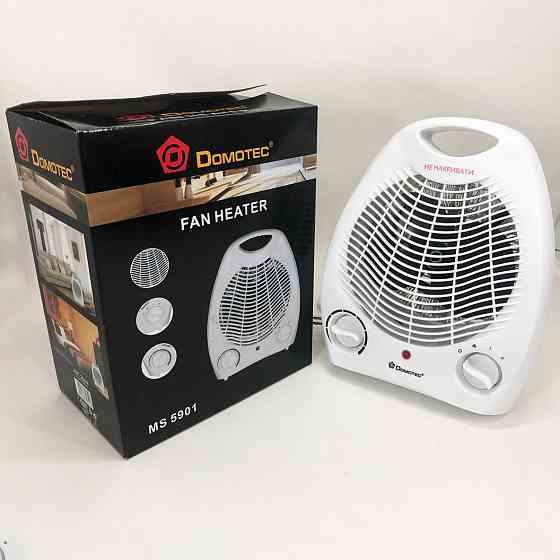 Тепловентелятор 2кв Domotec, Напольный тепловентилятор дуйка, Автономный обогреватель для квартиры LX-19 Львов