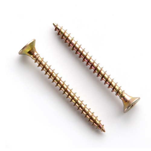 Саморіз універсальний з потайною головкою 6,0*100мм цинк жовтий 25 шт/уп APRO Житомир - изображение 2