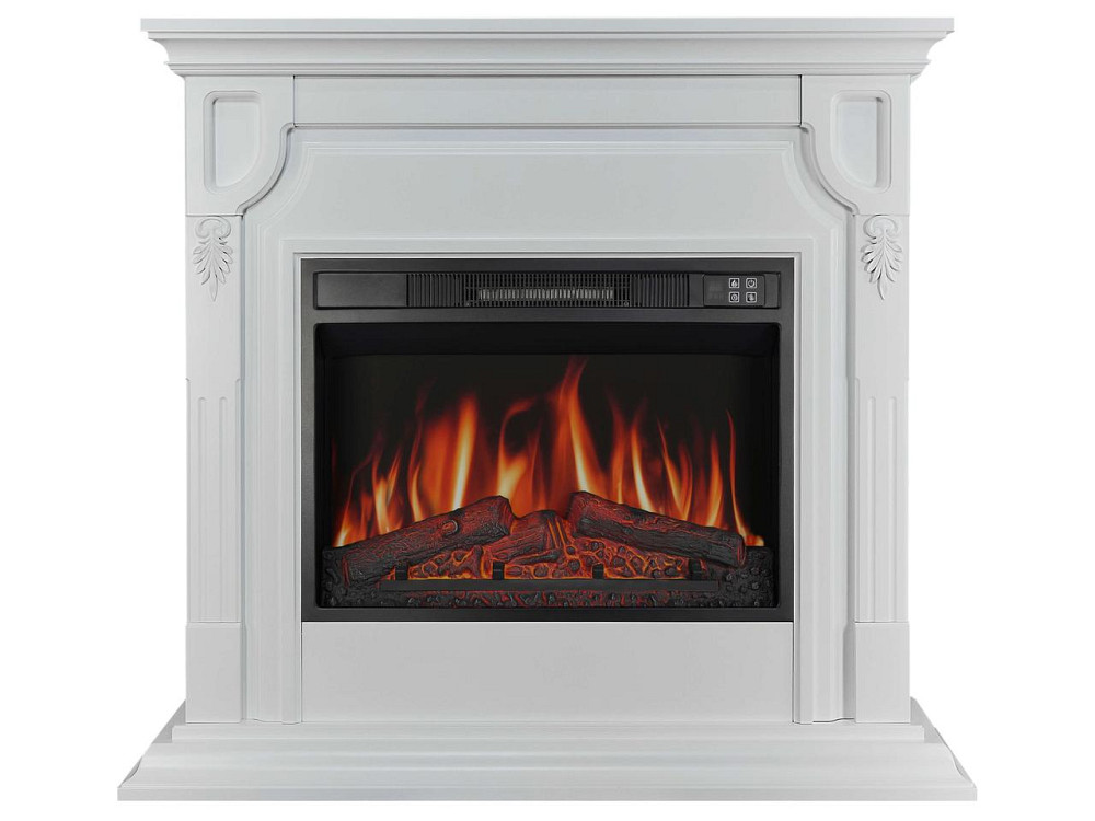Каминокомплект универсальный 2в1 ArtiFlame Toronto AF23S белый с обогревом и звуком горения огня Львов - изображение 2