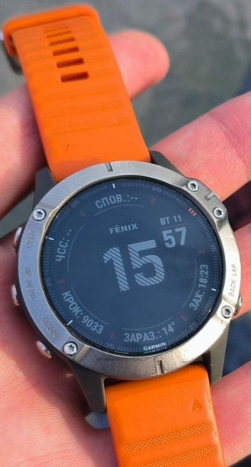 Топовий! GARMIN FENIX 6 SAPPHIRE TITANIUM 47мм. Киев - изображение 3