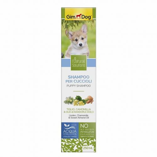 Шампунь GimDog Natural Solution для цуценят липа ромашка та солодке мигдальне масло 250 мл Киев - изображение 1