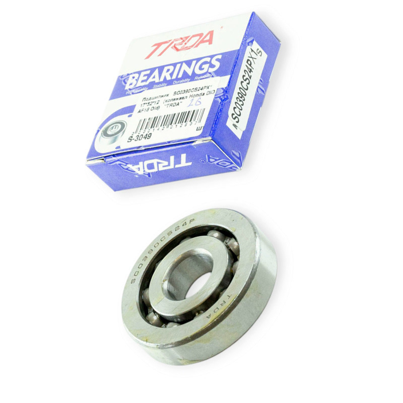 Підшипник Хонда DIO-18 (17х52х12) коленвала Мукачево - фото 1