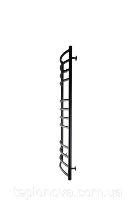 Полотенцесушитель Черный Нержавейка UNIO 1200x530-12 Лесенка Дуга Елит Черная Черновцы
