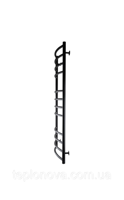 Полотенцесушитель Черный Нержавейка UNIO 1200x530-12 Лесенка Дуга Елит Черная Черновцы - изображение 2