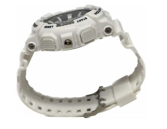 Наручний тактичний годинник Skmei 1688 (Чорно-білий) Київ