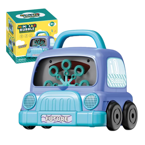 Генератор мыльных пузырей на батарейках, пузырьковая машина для детей с подсветкой, Фиолетовый Каменец-Подольский