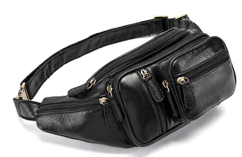 Поясная cумка мужская Vintage 14817 Черная Киев - изображение 2