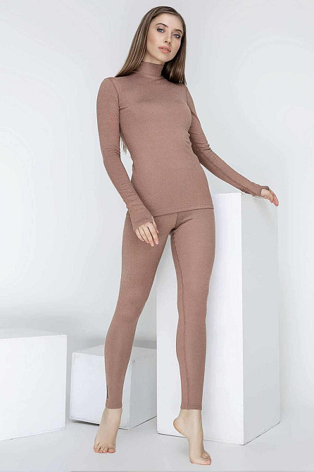 Термокомплект жіночій Totalfit NORWAY TWK7 XS, Коричневий Київ - фото 1