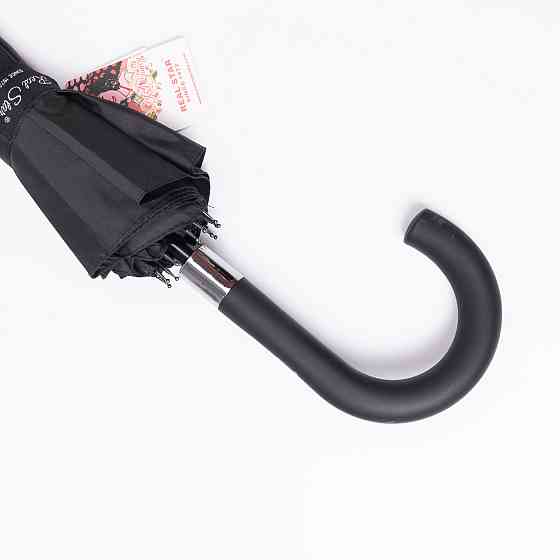 Классический зонт-трость полуавтомат из полиэстера прочный надежный 16 спиц диаметр 116 см HP-23-5 Киев