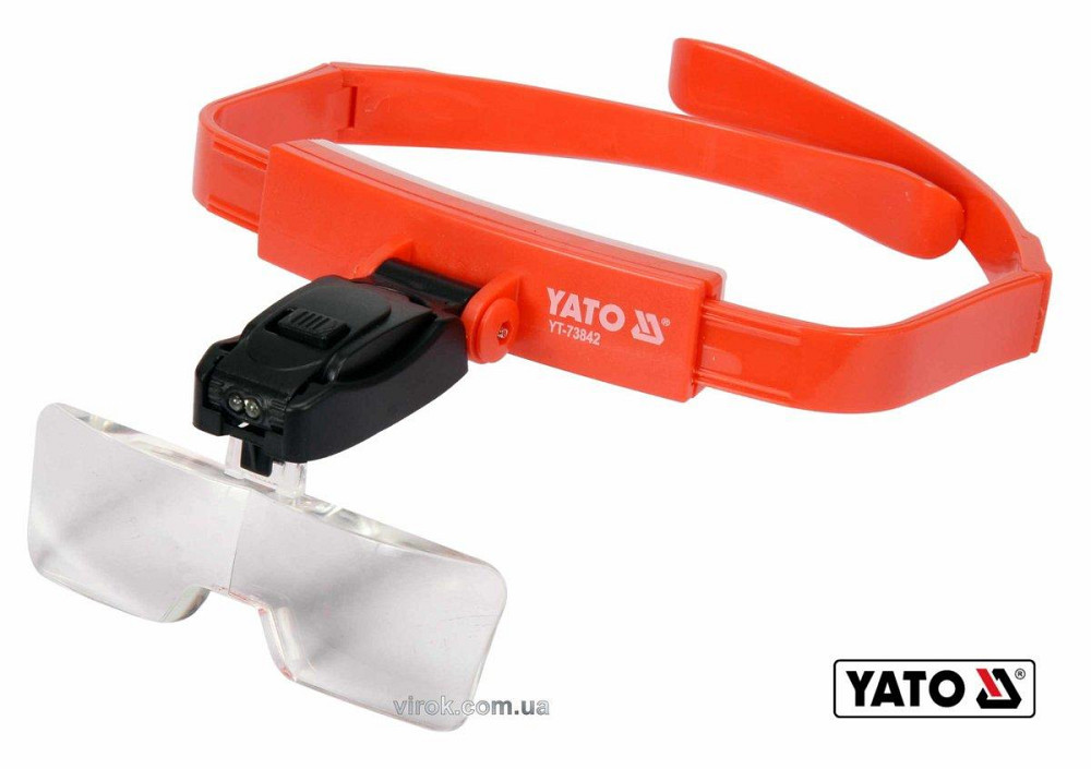 Лінза на голову з підсвіткою YATO: 2 LED, 5 шт. з кратністю: 1х, 1.5х, 2х, 2.5х, 3.5х [40] Одесса - изображение 1