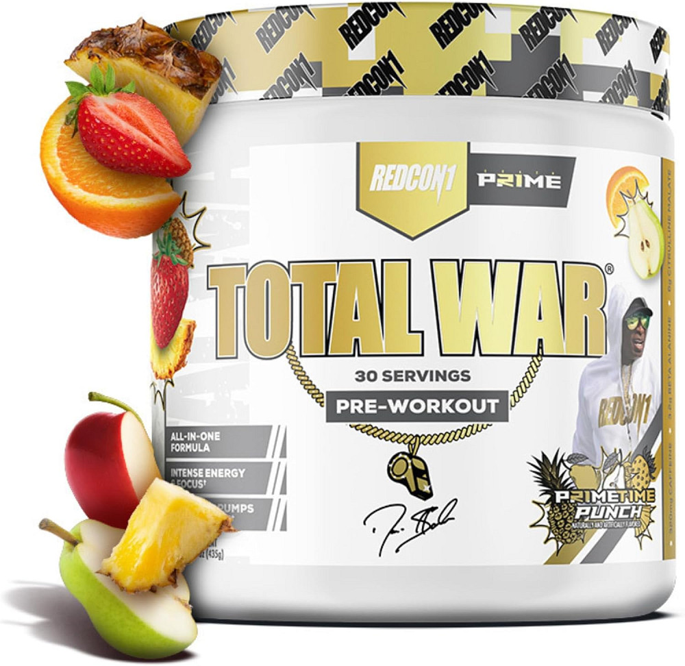 Передтренувальний комплекс Redcon1 Total War PREWORKOUT 435 г, Prime Time Punch Луцьк - фото 1