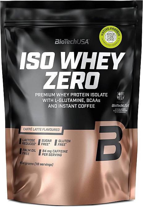 Протеїн Biotech IsoWhey Zero NEW! 454g (Caffé Latte) Луцьк - фото 1