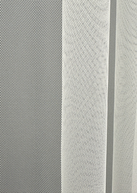 Тюль VR-Textil 1697т Грек-сітка з вишивкою Молочний з сірим 200х250 см (42-0982) Київ - фото 7