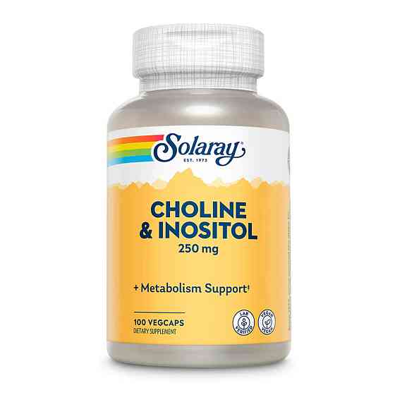 Холин и инозитол Solaray Choline & Inositol 100 vcaps Киев