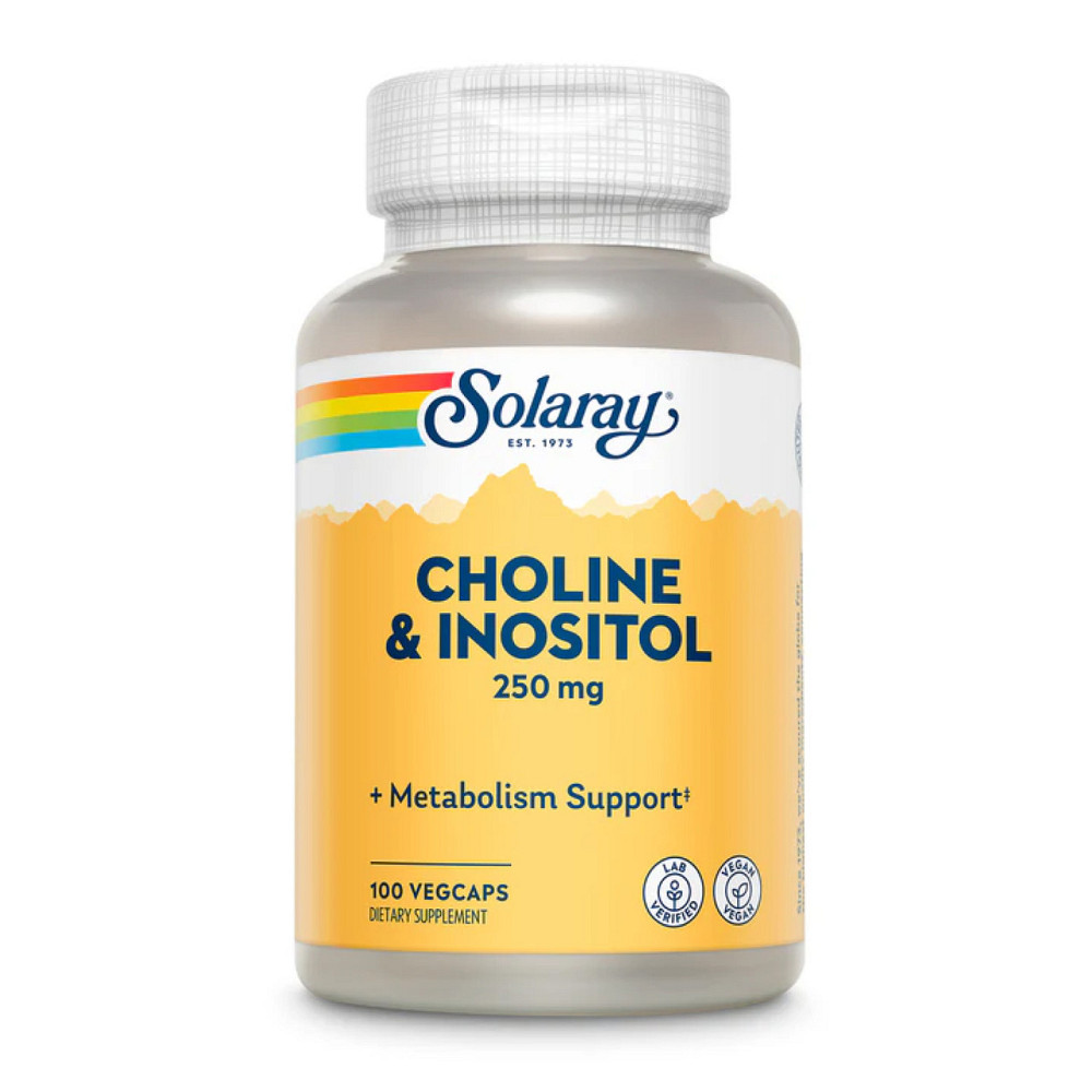 Холин и инозитол Solaray Choline & Inositol 100 vcaps Киев - изображение 1