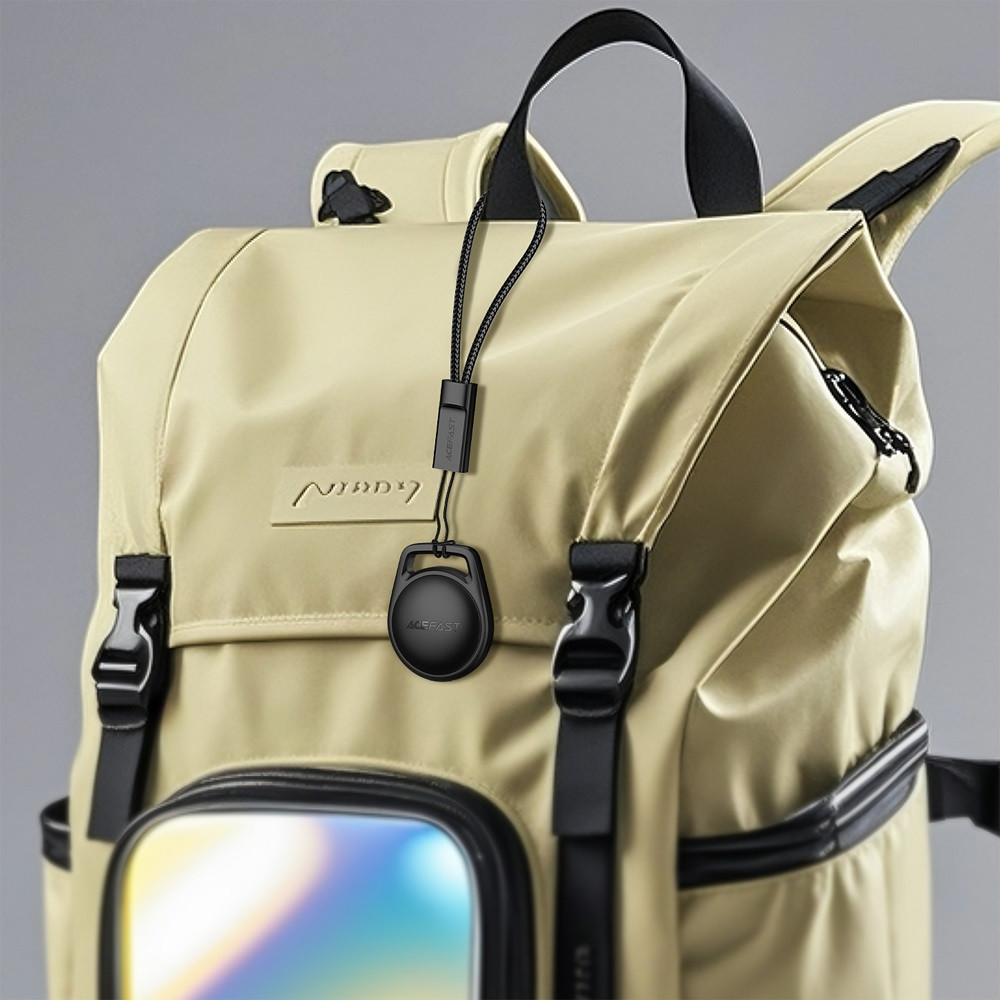 Трекер ACEFAST S2 button type positioning device single Black Київ - фото 8