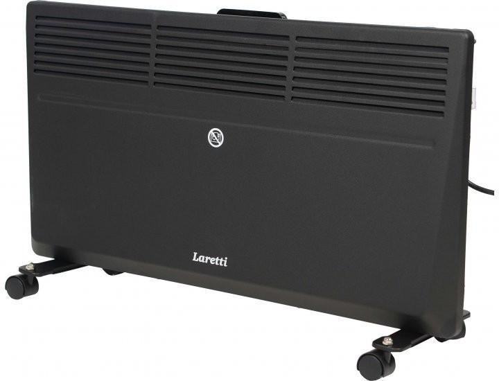 Конвектор электрический Laretti LR-HT8668 1,5 кВт черный влагозащищенный обогреватель колеса и кронштейны в комплекте Тернополь - изображение 1