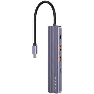 Порт-репликатор Canyon Docking Station DS-17 6 in 1 4k USB-C hub (CNS-TDS17) Винница
