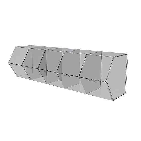 Диспенсер EKOSTAR для мармеладов, снеков, орехов 5 ячеек Киев