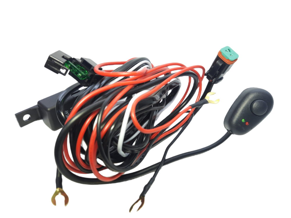 Універсальна проводка StarLight №2 для фар робочого світла 4,8м 120W кнопка ON-OFF (1 режим) + реле 12V Харків - фото 1