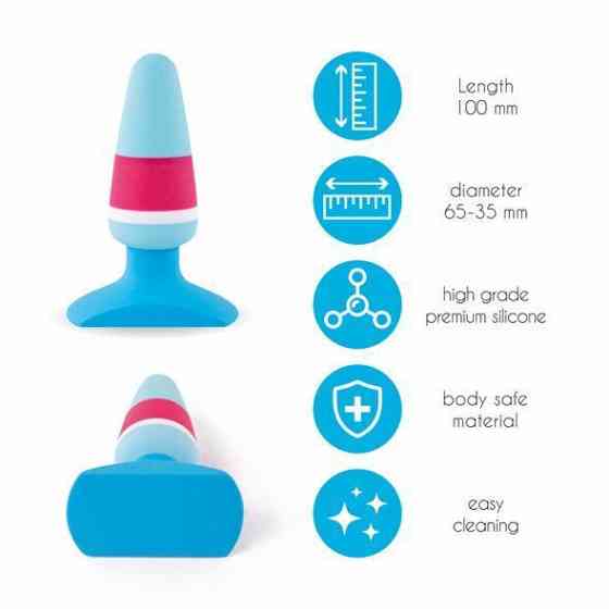 Анальна пробка FeelzToys - Plugz Butt Plug Colors Nr. 1 Sex Aura Київ