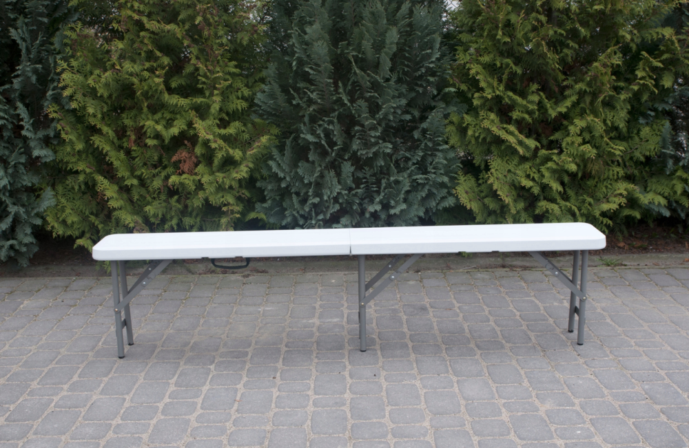 Лава, лавка розкладна садова туристична Польща 180см (біла) Київ - фото 6