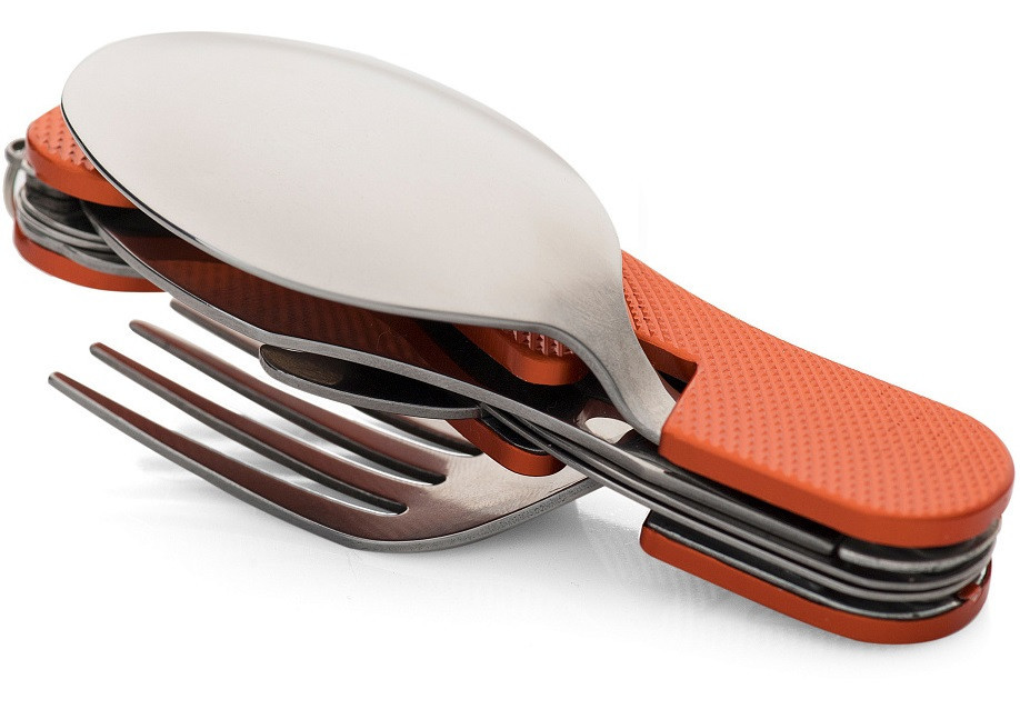 Багатофункціональний складаний Мультитул (Вилка ,Ложка ,Ніж ,Відкривалка) 4в1 M-Tac (60012035) Нержавіюча сталь Нововолинськ - фото 3